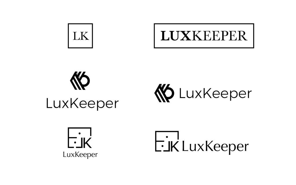 Tres propuestas de logo para LuxKeeper
